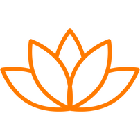 An icon of a lotus flower